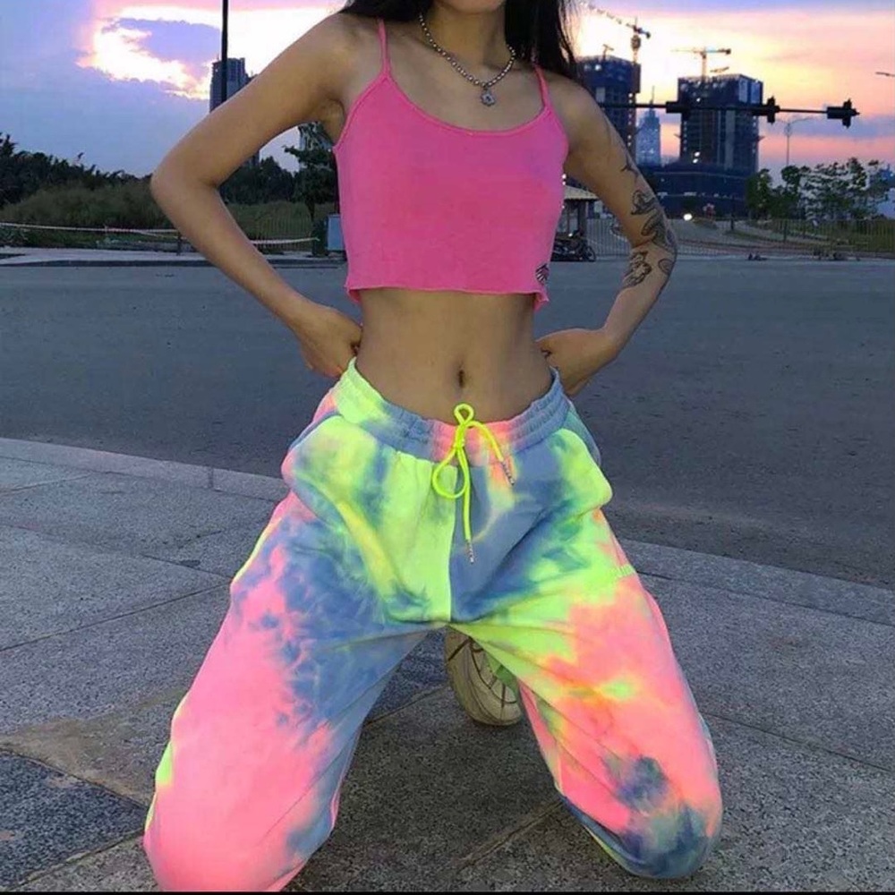 Violetear Multicolored Women’s Lightweight Joggers